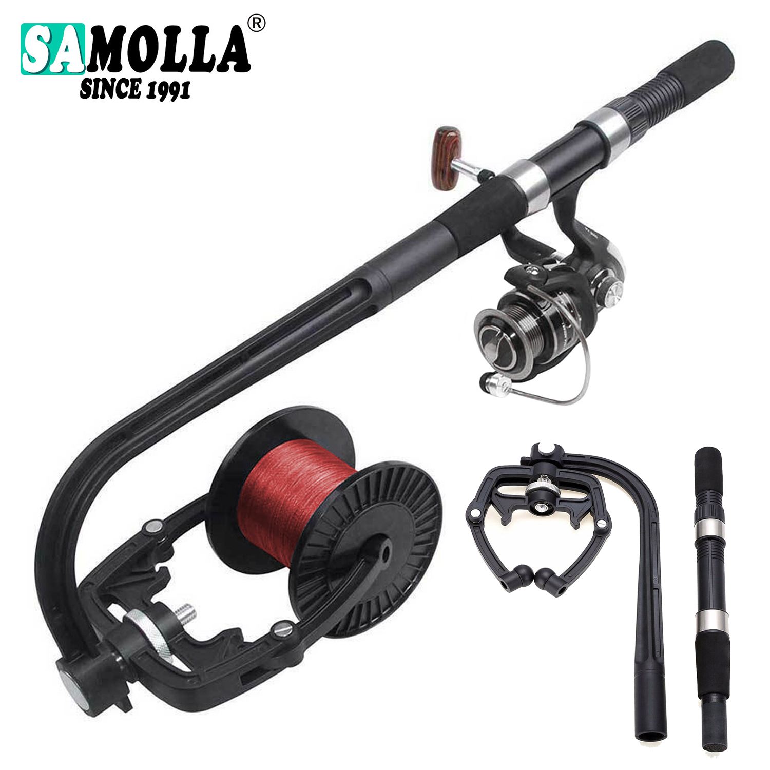 Fishing Line Dispenser - بكرة خط صيد محمولة للغزل Baitcasting