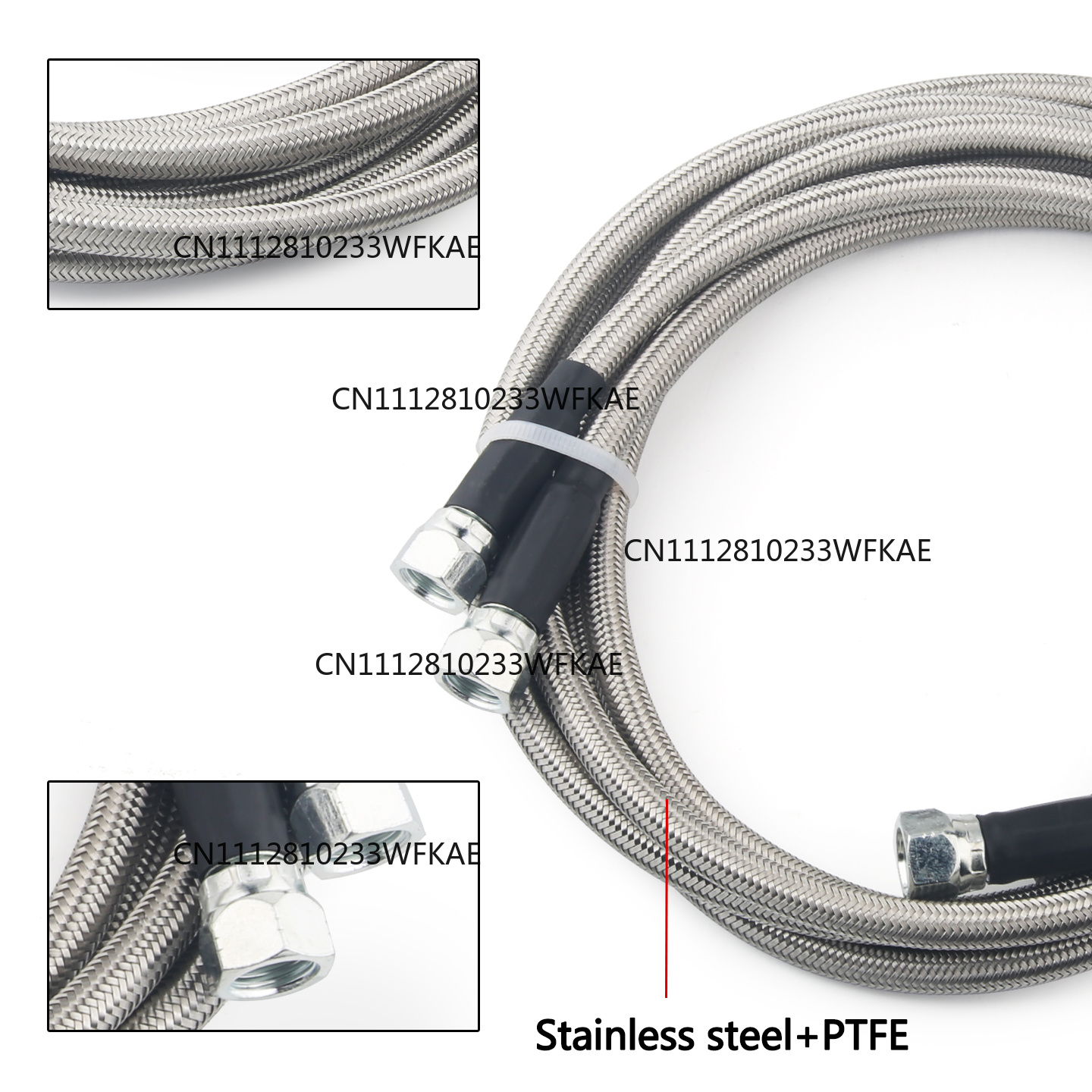 Braided Line - طقم خراطيم تبريد ناقل الحركة من