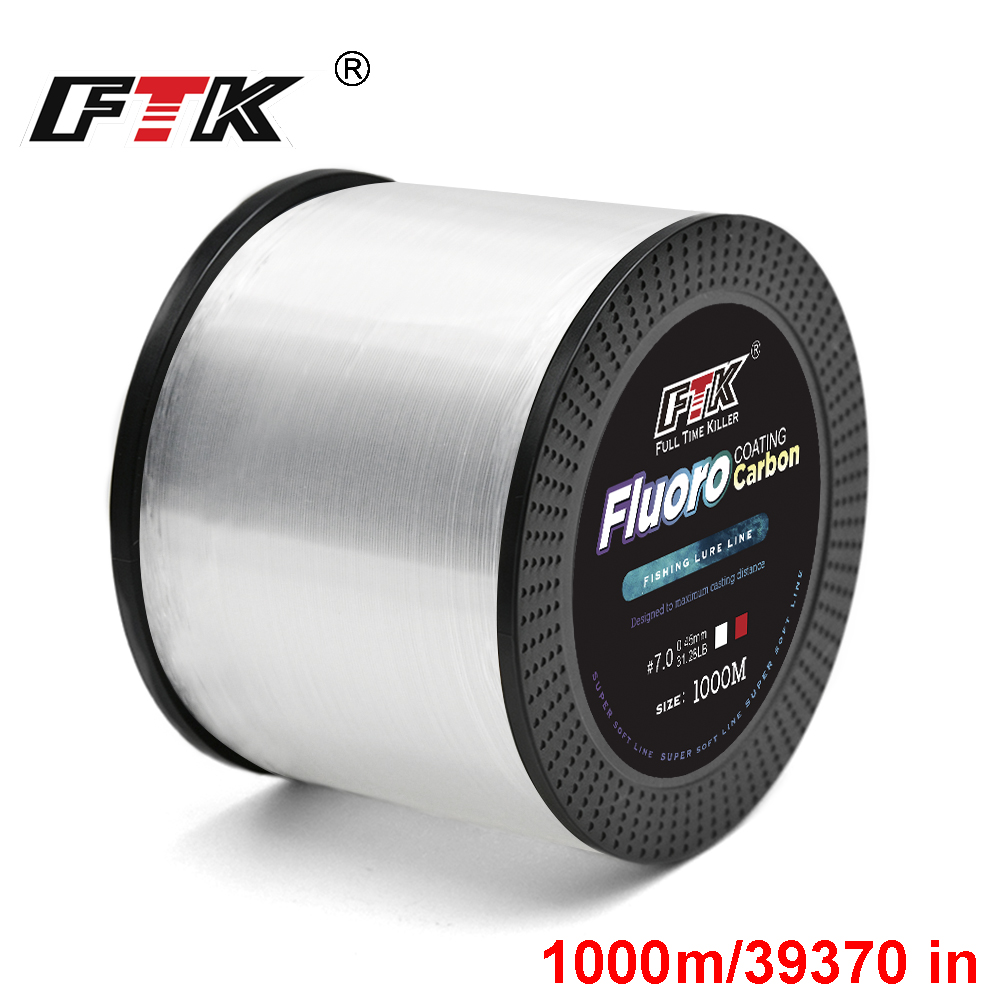 Fluorocarbon Line - خيط صيد نايلون FTK 1000M فائق