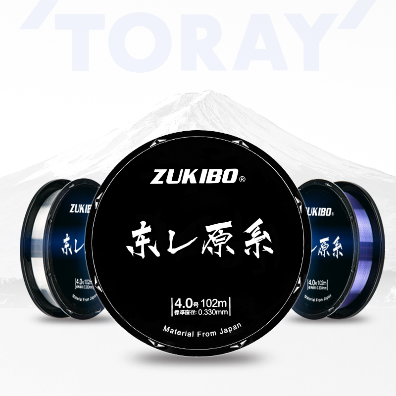 ZUKIBO Toray 102 متر خيط صنارة - مراجعة Copolymer Line وسعره