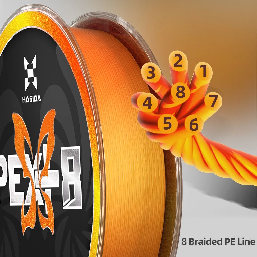 خيط صيد HASIDA Butterfly بطول  - مراجعة Copolymer Line وسعره